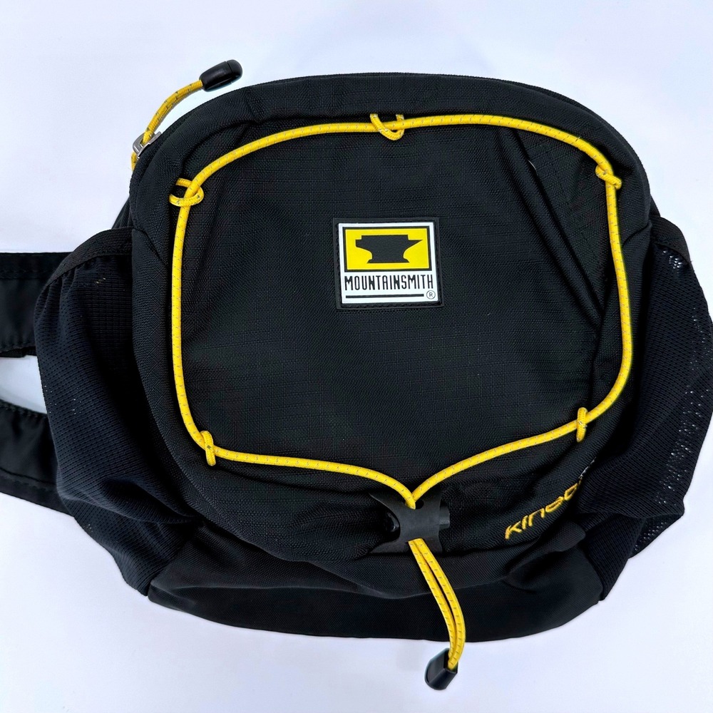 Mountainsmith Kinetic TLS ReForge Lumbar Pack Black Yellow Recycled‎ Waist Bag